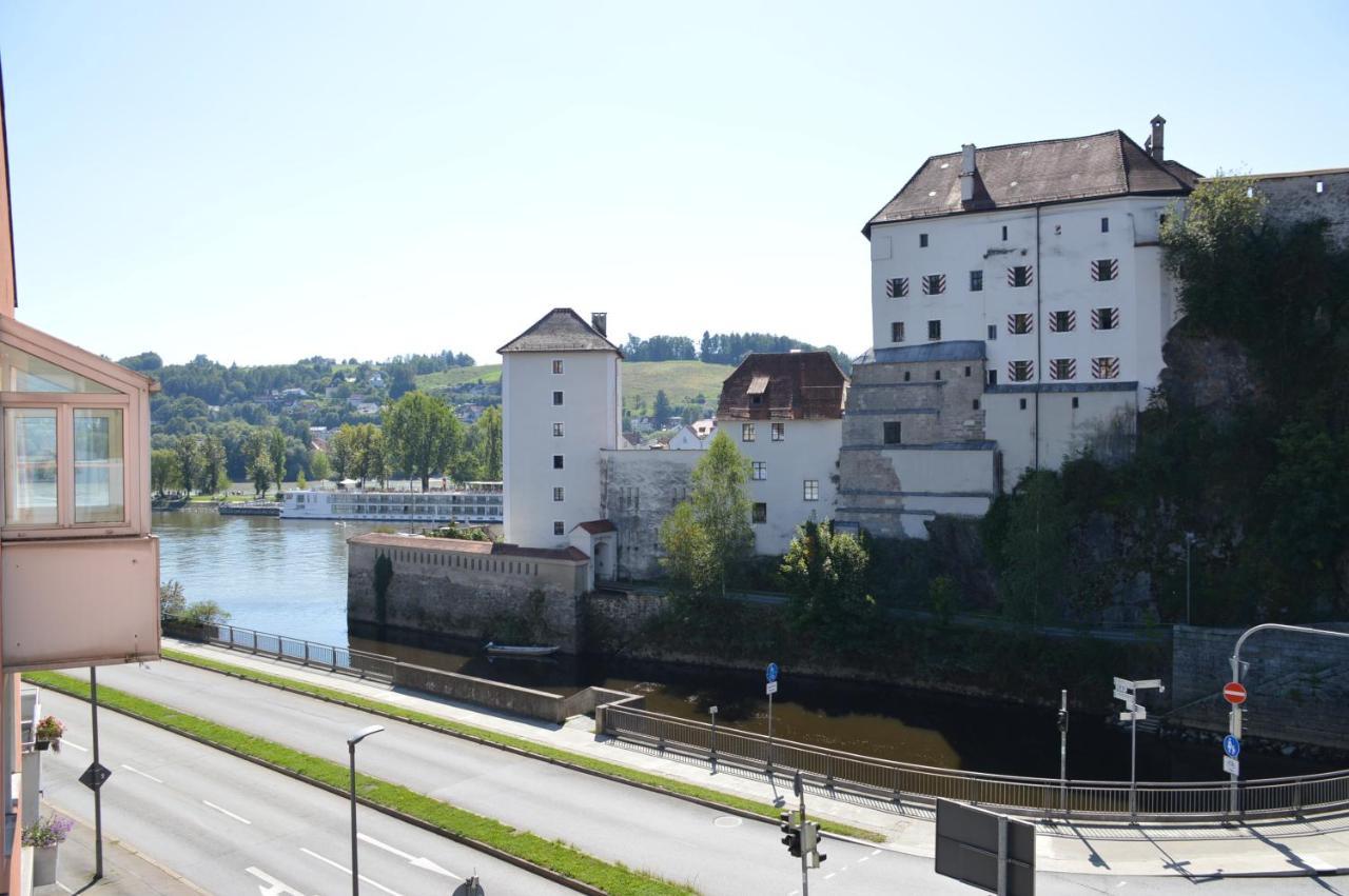 Stilvolles Appartement Mit Blick Auf Das Dreifluesse-Eck Pasawa Zewnętrze zdjęcie